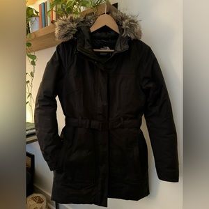 The North Face Womens Brooklyn Down Hyvent Waterproof Belted Coat- Size S